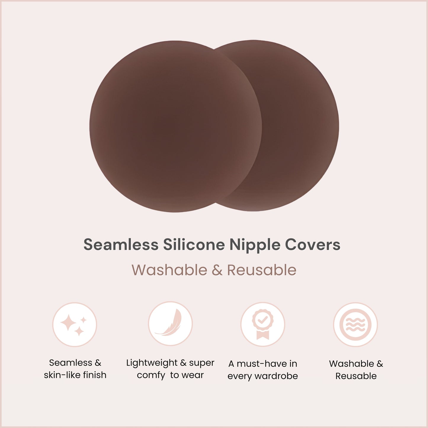 Seamless Silicone Nipple Covers